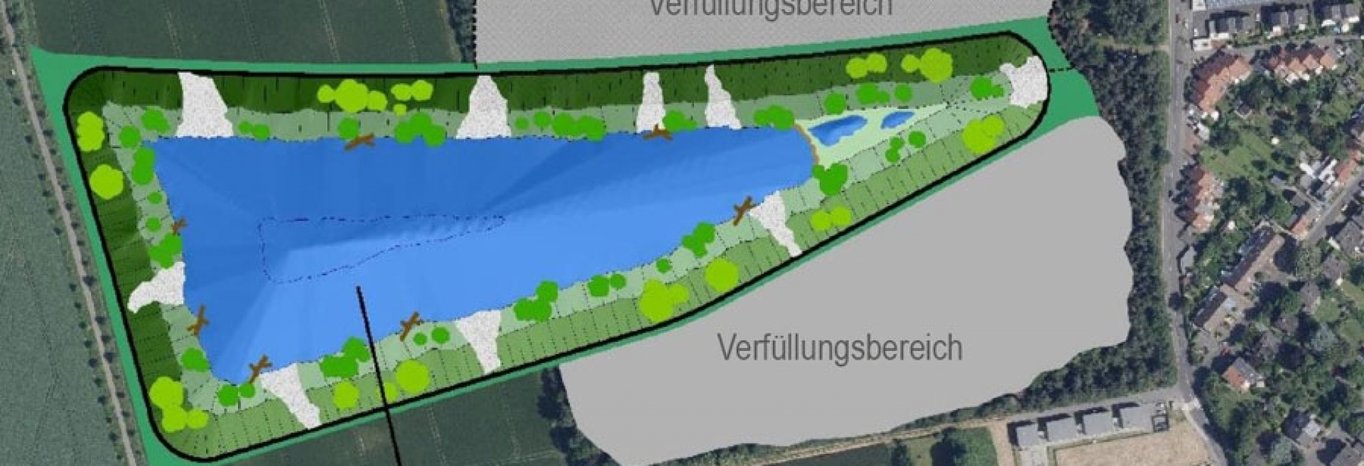 Teilverlegung des Galgenbergsees beginnt